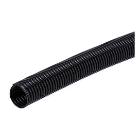 PVC split wiring loom. 50ft, 3/4" I.D. (19mm). Black Wiring Standard