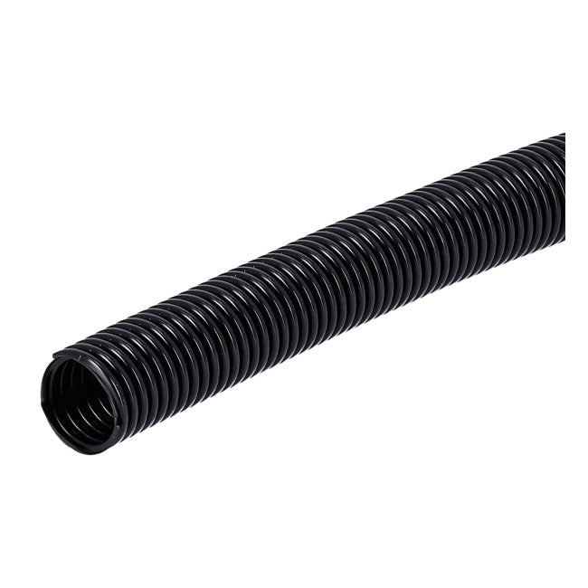 PVC split wiring loom. 50ft, 3/4" I.D. (19mm). Black Wiring Standard