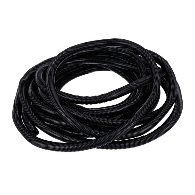 PVC split wiring loom. 50ft, 3/4" I.D. (19mm). Black Wiring Standard