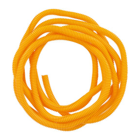 PVC split wiring loom, 12ft, 3/8" I.D. (9.53mm). Yellow Wiring Standard