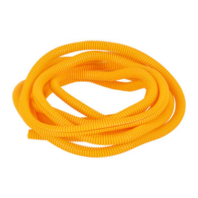 PVC split wiring loom, 12ft, 3/8" I.D. (9.53mm). Yellow Wiring Standard
