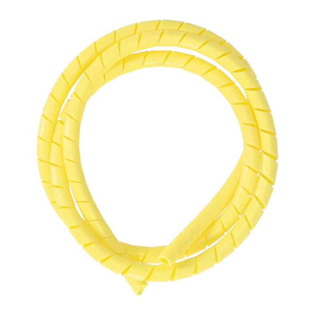 Spiral wrap, wiring loom. 1/2" dia. Yellow Wiring Standard