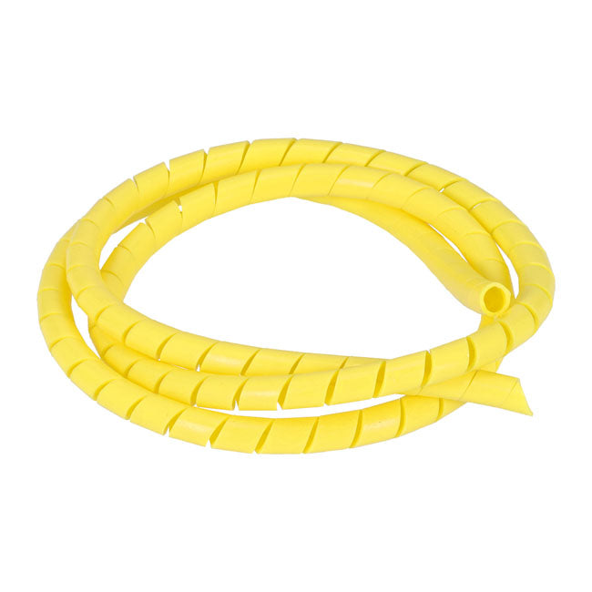 Spiral wrap, wiring loom. 1/2" dia. Yellow Wiring Standard