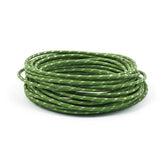 Classic Cloth Covered Wiring, 25ft. Roll. Green/White Wiring Mcs