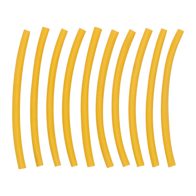 Standard Co., ref-fill pack heat shrink. 10x yellow 12-10G Heat Shrink Tubes Standard
