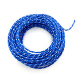 Classic Cloth Covered Wiring, 25ft. Roll. Blue/White Wiring Mcs