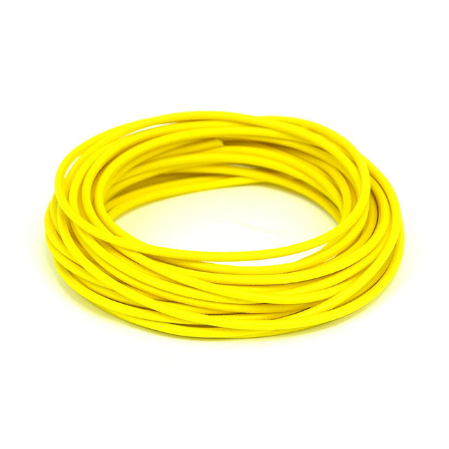 Classic Cloth Covered Wiring, 25ft. Roll. Yellow Wiring Mcs