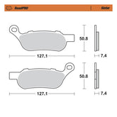 Moto Master Brake Pad Roadpro Sinter Brake Pads Moto Master