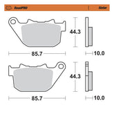 Moto Master Brake Pad Roadpro Sinter Brake Pads Moto Master
