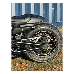 Kodlin, belt guard Sportster S. Black Belt Guards Kodlin Usa