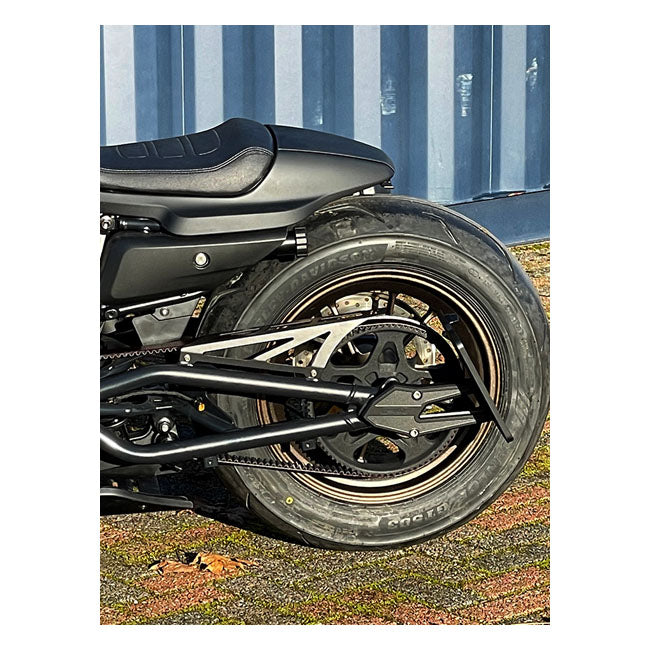 Kodlin, belt guard Sportster S. Black Belt Guards Kodlin Usa
