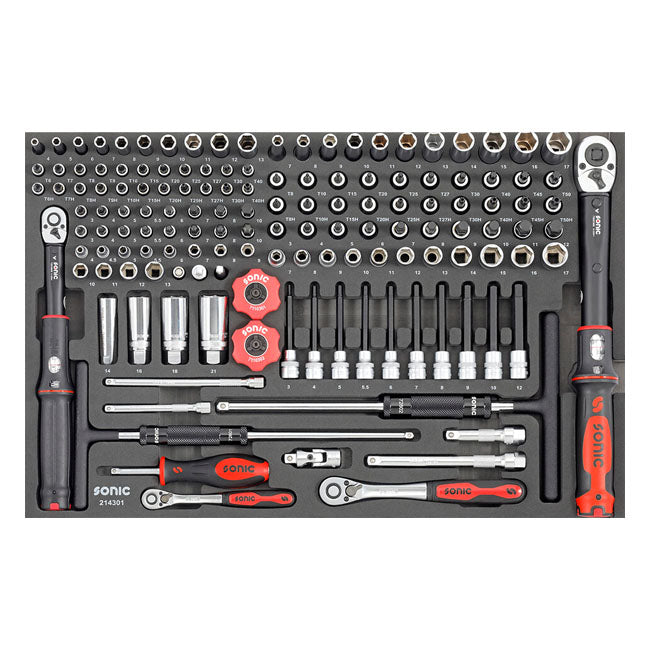 Sonic, Toolbox Metric Motorcycle. 349 Piece Sonic