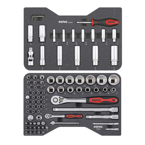 Sonic, Combination Socket/Bit Set 85 Piece. Us/Sae Tools Socket Set Sonic