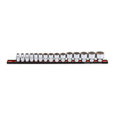Sonic, Socket Set 1/2" On Rail. 15 Piece. Us/Sae Tools Socket Set Sonic