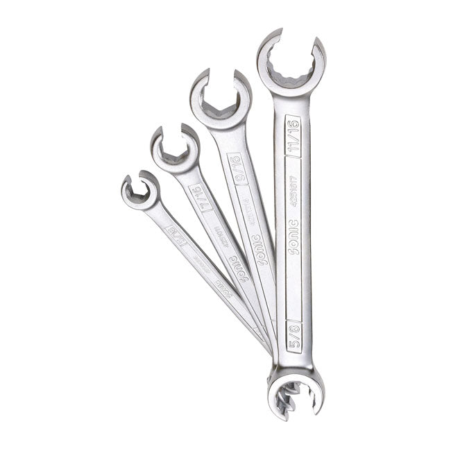 Sonic, Flare Nut Wrench Set. 4 Piece. Us/Sae Sizes Wrench Sets Usa Sizes Sonic