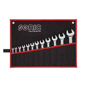 Sonic, Open/Box End Wrench Set. 12 Piece. Us/Sae Wrench Sets Usa Sizes Sonic