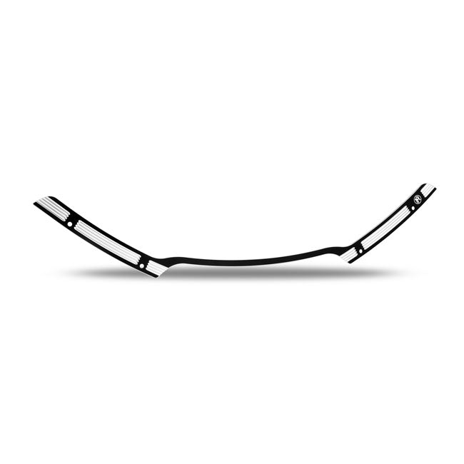PM, Windscreen trim for Touring. Merc. Black CC Windshields Trims Performance Machine