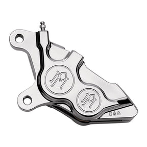 PM, 4-p 137x4b caliper. Bolt-on, 11.5" left front. Polished Brake Calipers Performance Machine