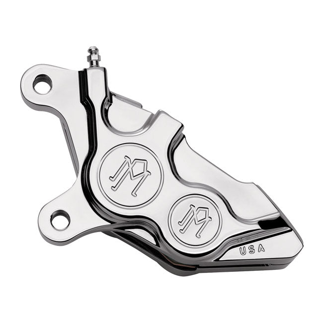 PM, 4-p 137x4b caliper. Bolt-on, 11.5" left front. Polished Brake Calipers Performance Machine