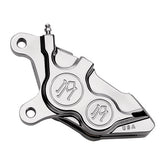 Performance Machine (Pm) 4 Piston Front Left Caliper Differential Bore, Chrome - 00-17 Brake Calipers Performance Machine