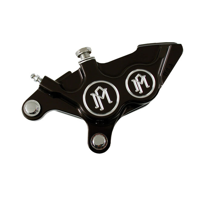 Performance Machine (Pm) Caliper Four Piston Differential Bore Front Left Contrast Cut Brake Calipers Performance Machine