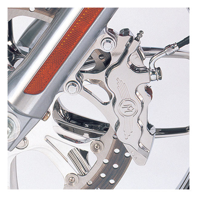 PM, 6-p 112x6b caliper. Bolt-on, 11.5" left front. Polished Brake Calipers Performance Machine