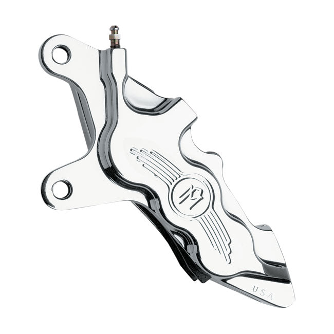 Performance Machine (Pm) Caliper Six Piston Differential Bore Front Left Chrome Brake Calipers Performance Machine
