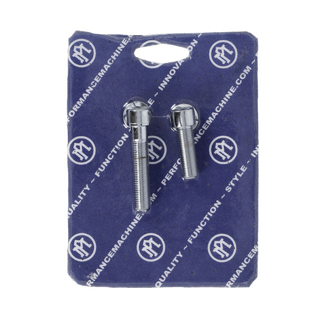 PM, FLSTS caliper bolt kit. Chrome Brake Caliper Bolts Performance Machine