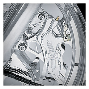 PM, 6-p 112x6b caliper. Bolt-on, 11.5" left front. Polished Brake Calipers Performance Machine