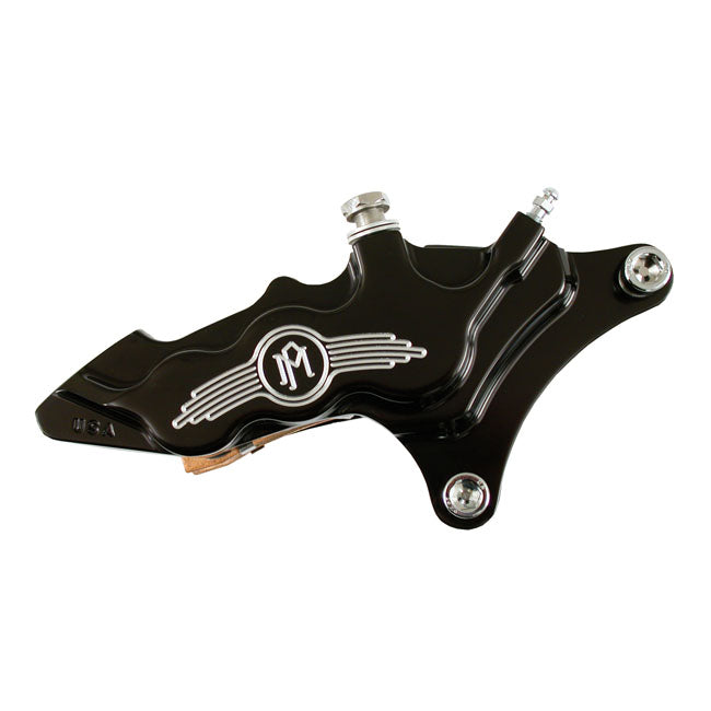 PM, 6-p 112x6b caliper. Bolt-on, 11.5" right front. Black CC Brake Calipers Performance Machine