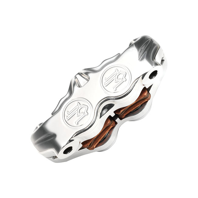 Performance Machine (Pm) Brake Caliper Radial Left 4 Piston Chrome Brake Calipers Performance Machine