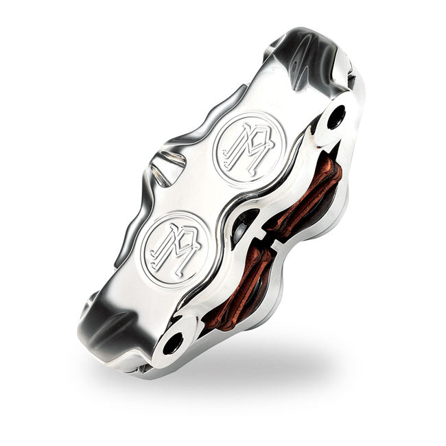 Performance Machine, 4-piston radial mount caliper. Chrome Brake Calipers Performance Machine