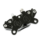 PM, 4-p classic caliper 125x4R. Black Brake Calipers Performance Machine