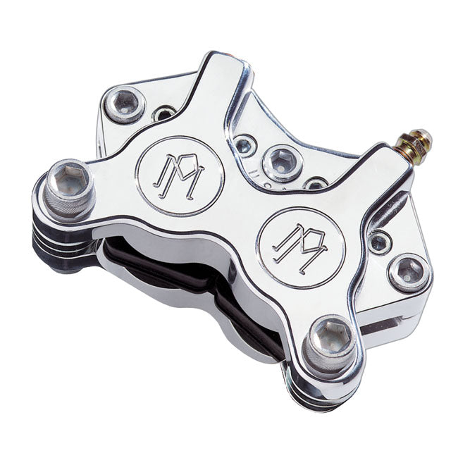 PM, 4-p classic caliper 125x4SL. Polished Brake Calipers Performance Machine