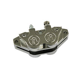 PM, 4-piston 125x4RSPH ''classic'' caliper. Chrome Brake Calipers Performance Machine