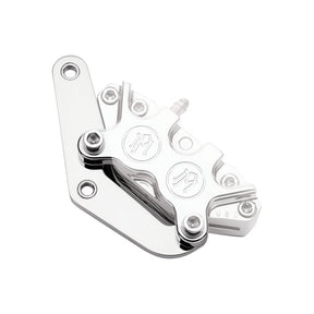 PM, Caliper bracket, 11.5" front left. Polished Brake Caliper Brackets Performance Machine