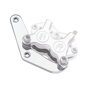 PM, Caliper bracket, 11.5" front left. Polished Brake Caliper Brackets Performance Machine