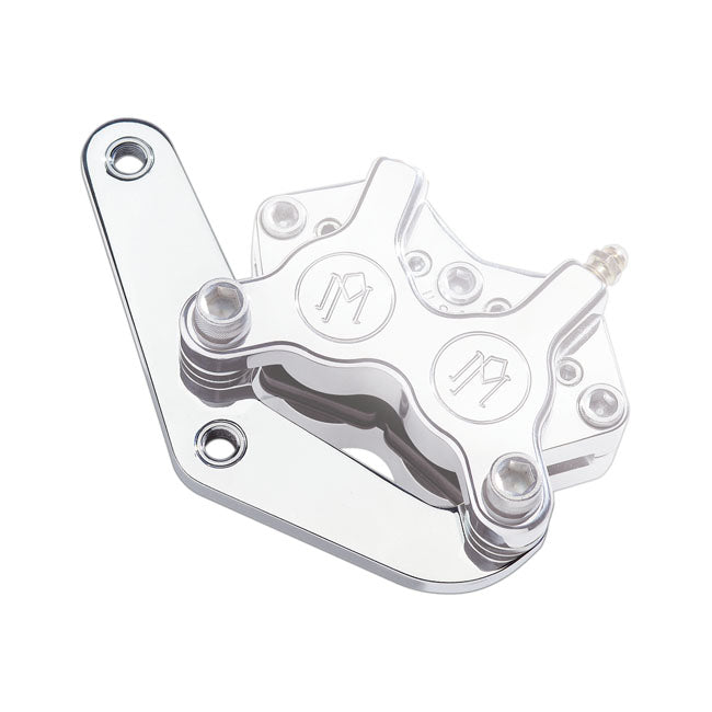 PM, Caliper bracket, 11.5" front left. Polished Brake Caliper Brackets Performance Machine