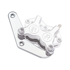PM, Caliper bracket, 11.5" front left. Chrome Brake Caliper Brackets Performance Machine