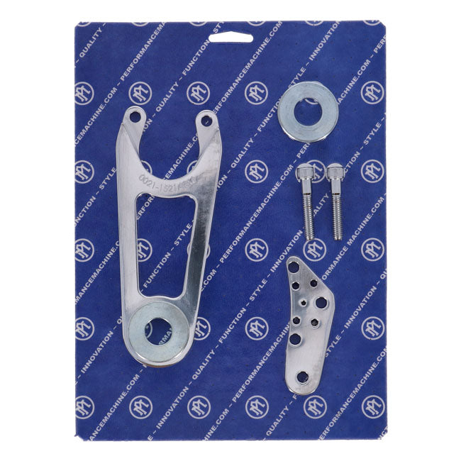 PM, Caliper bracket for 125-2 2-piston calipers. 11.5" disc Brake Caliper Brackets Performance Machine