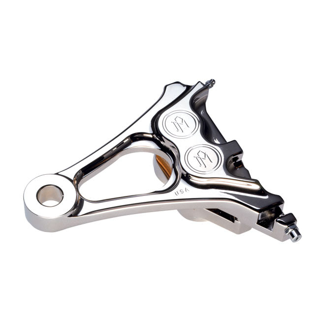 Performance Machine (Pm) Integrated Caliper/Bracket Chrome Brake Calipers With Bracket Performance Machine
