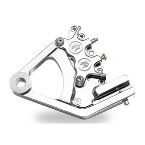 PM, Rear caliper bracket, 11.5". Polished Brake Caliper Brackets Performance Machine