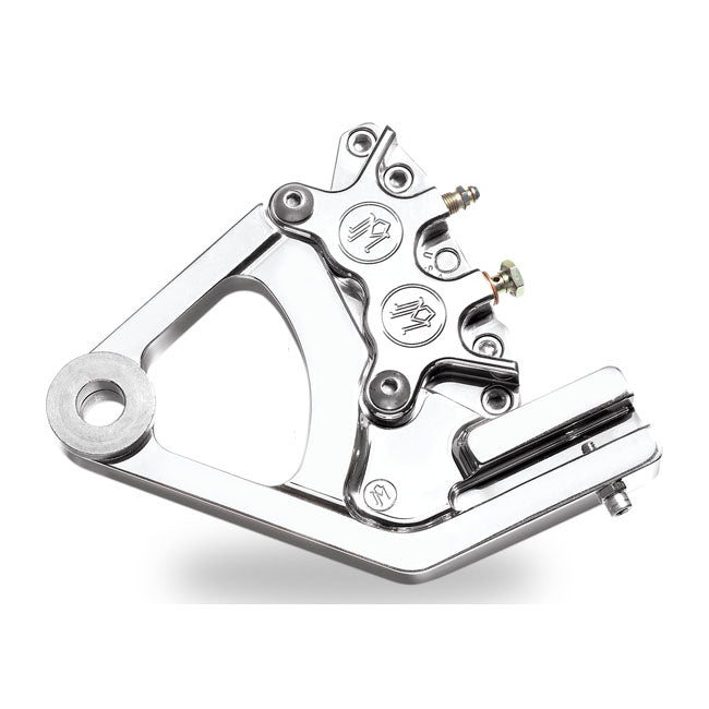 PM, Rear caliper bracket, 11.5". Polished Brake Caliper Brackets Performance Machine