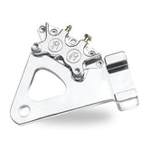 PM, Rear 4-p caliper bracket, 11.5". Polished Brake Caliper Brackets Performance Machine