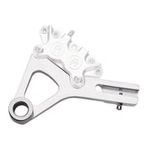 PM, Rear 4-p caliper bracket, 11.5". Polished Brake Caliper Brackets Performance Machine