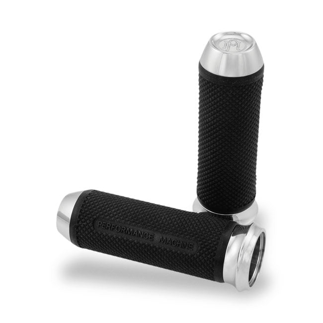 Performance Machine (Pm) Grip Elite Cable Chrome Grips Performance Machine