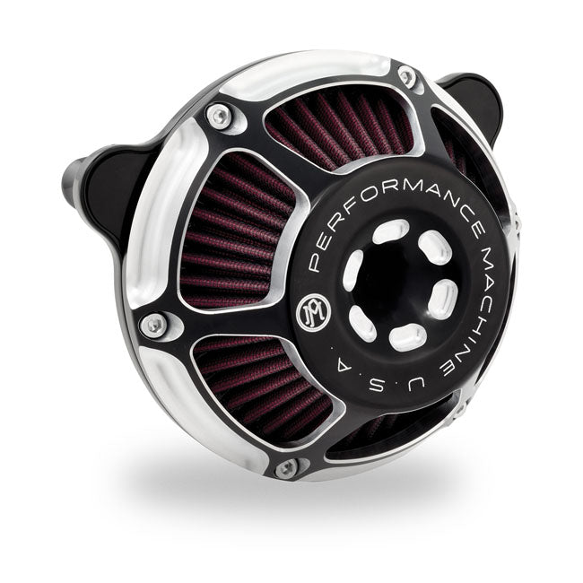 PM, ''Max HP'' air cleaner kit. Black CC Air Cleaner Performance Machine