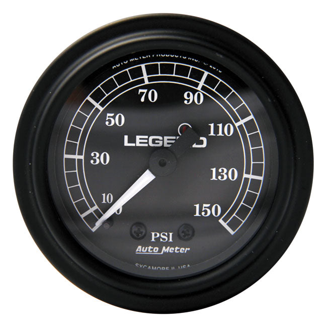 Legend Suspension Gauge Air Flht 99 13 Black Oil Pressure Gauges Legend Suspension