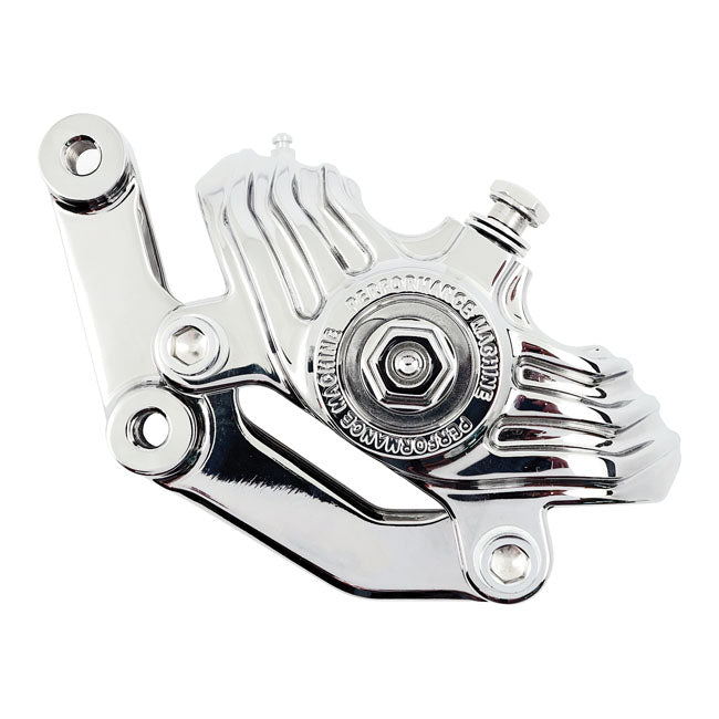 PM, Vintage caliper bracket, 11.5" front left. Chrome Brake Caliper Brackets Performance Machine