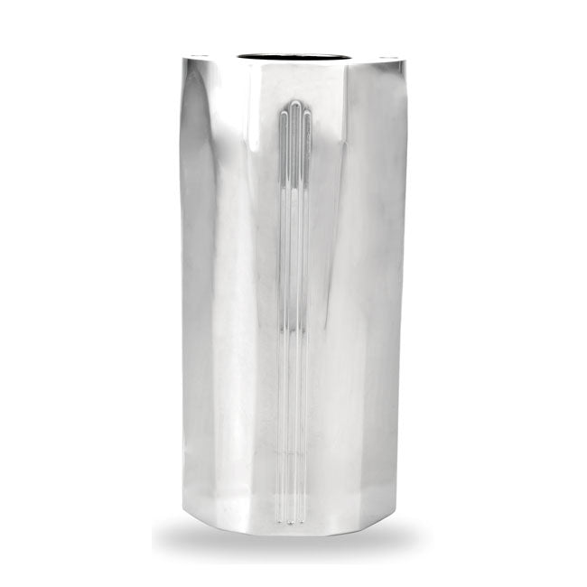 Performance Machine (Pm) Fork Slider Cover Tech Chrome Fork Slider Covers Performance Machine